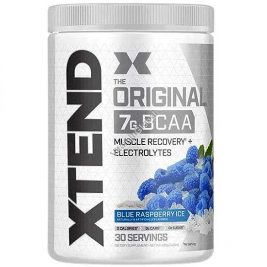 XTEND – комплекс аминокислот BCAA со вкусом голубая малина 405 г - Scivation